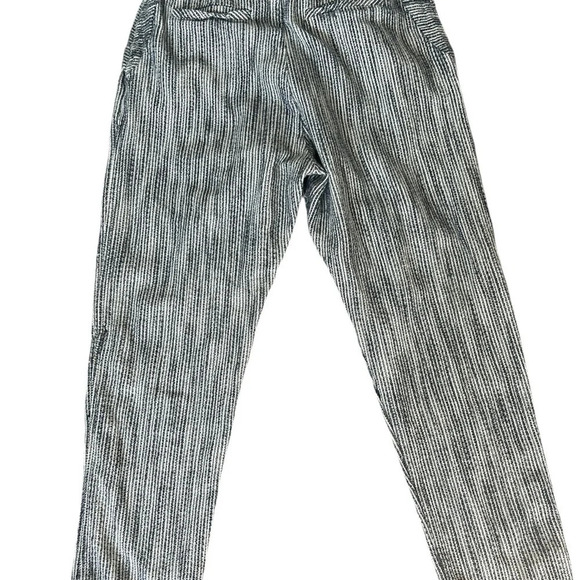 Free People Navy/Ivory High Rise Pant, Size 8 - Picture 6 of 7